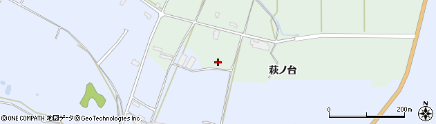 秋田県能代市須田（鷲長根）周辺の地図