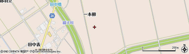 秋田県北秋田市綴子（一本柳）周辺の地図