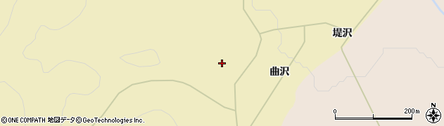 秋田県大館市大披（曲沢屋布）周辺の地図