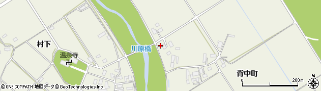 秋田県大館市二井田（大館道下）周辺の地図