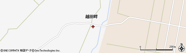 秋田県能代市朴瀬越田畔18周辺の地図