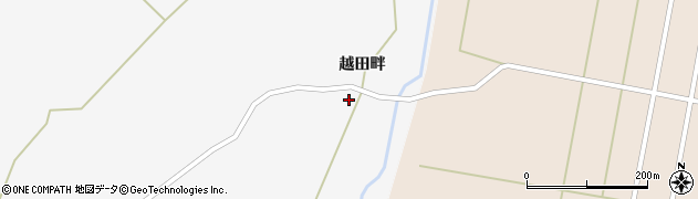 秋田県能代市朴瀬越田畔1周辺の地図