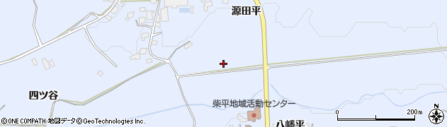 秋田県鹿角市花輪（茂ハ谷地）周辺の地図
