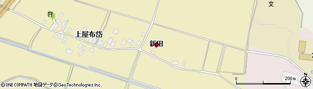 秋田県大館市出川（新田）周辺の地図