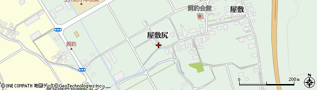 秋田県大館市餌釣屋敷尻505周辺の地図