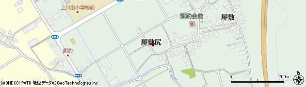 秋田県大館市餌釣屋敷尻周辺の地図