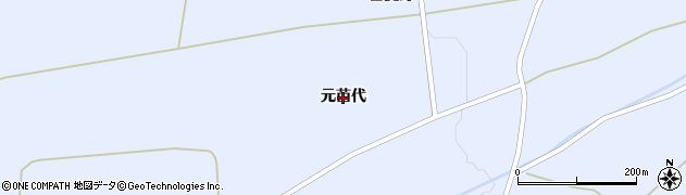 秋田県鹿角市花輪（元苗代）周辺の地図