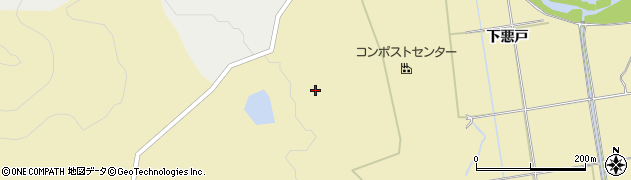秋田県大館市大披（大沢）周辺の地図