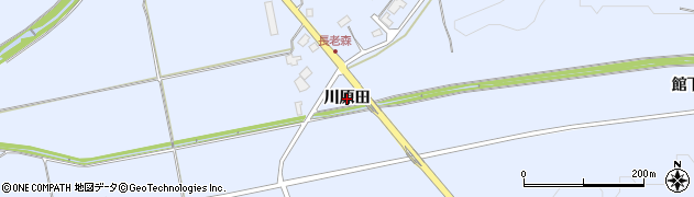 秋田県鹿角市花輪（川原田）周辺の地図