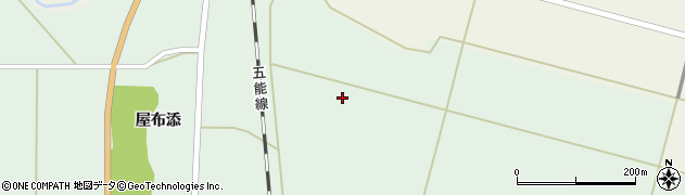 秋田県能代市須田（大沢屋布後）周辺の地図