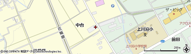 秋田県大館市池内中台周辺の地図