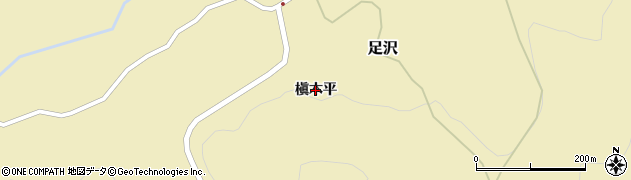 岩手県二戸市足沢（槇木平）周辺の地図