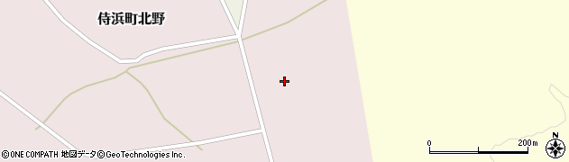 岩手県久慈市侍浜町北野（第３地割）周辺の地図