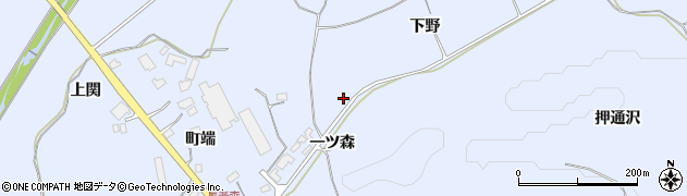 秋田県鹿角市花輪下野4周辺の地図