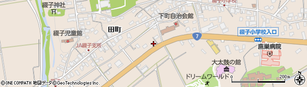 秋田県北秋田市綴子（掛泥道上）周辺の地図