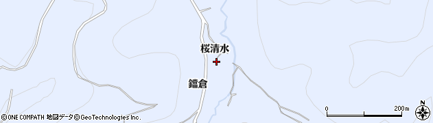 岩手県二戸市石切所（桜清水）周辺の地図