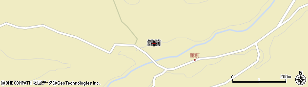 岩手県二戸市足沢（舘前）周辺の地図