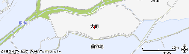 秋田県鹿角市十和田草木（大用）周辺の地図