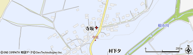 秋田県鹿角市花輪（寺坂）周辺の地図