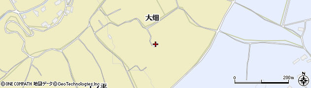 秋田県鹿角市十和田錦木（大畑）周辺の地図