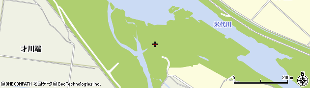犀川周辺の地図