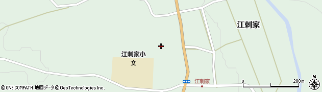 岩手県九戸村（九戸郡）江刺家（第１０地割）周辺の地図