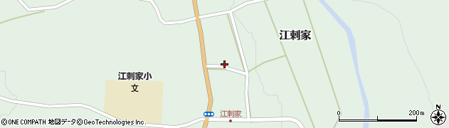 岩手県九戸村（九戸郡）江刺家（第１１地割）周辺の地図