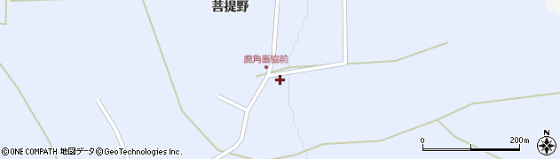 秋田県鹿角市花輪菩提野72周辺の地図