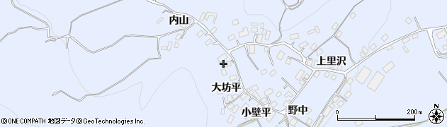 岩手県二戸市石切所（大坊平）周辺の地図