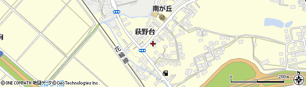 秋田県大館市小館花萩野台周辺の地図