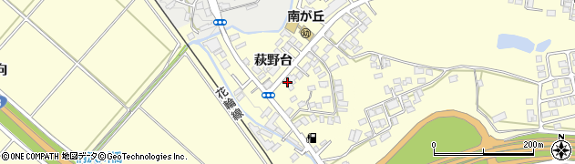 秋田県大館市小館花（萩野台）周辺の地図