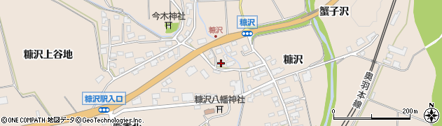 秋田県北秋田市綴子往還下49周辺の地図
