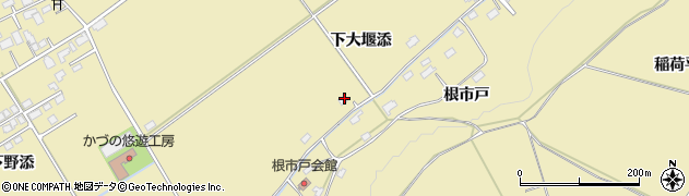秋田県鹿角市十和田錦木（下大堰添）周辺の地図