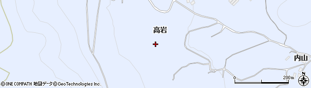 岩手県二戸市石切所（高岩）周辺の地図