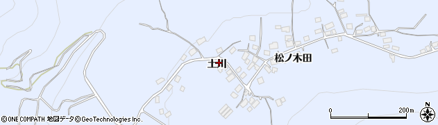 岩手県二戸市石切所（土川）周辺の地図