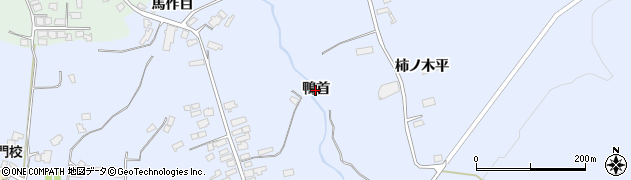 岩手県二戸市石切所（鴨首）周辺の地図