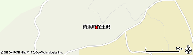 岩手県久慈市侍浜町保土沢周辺の地図