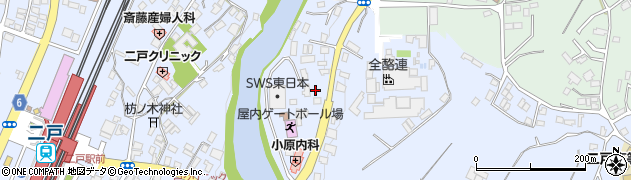 岩手県二戸市石切所（船場）周辺の地図