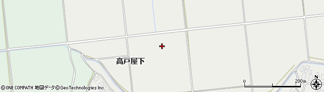 秋田県大館市櫃崎高戸屋下周辺の地図