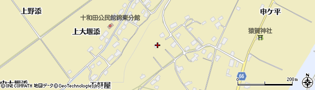秋田県鹿角市十和田錦木申ケ野32周辺の地図