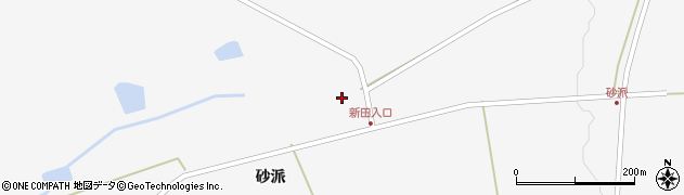 秋田県鹿角市十和田草木砂派8周辺の地図