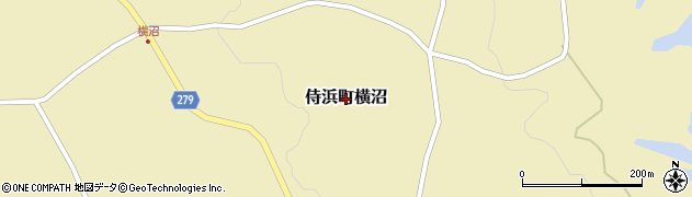 岩手県久慈市侍浜町横沼周辺の地図