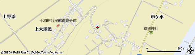 秋田県鹿角市十和田錦木申ケ野36周辺の地図