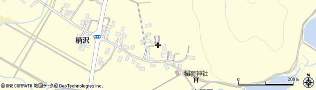 秋田県大館市柄沢（丸山下）周辺の地図