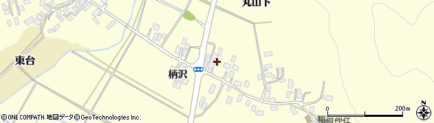 秋田県大館市柄沢柄沢周辺の地図