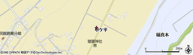秋田県鹿角市十和田錦木申ケ野65周辺の地図