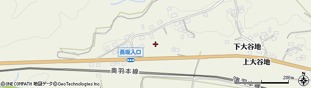 秋田県大館市長坂（桑木谷地）周辺の地図