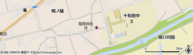 秋田県鹿角市十和田毛馬内（上土ヶ久保）周辺の地図