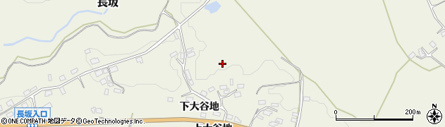秋田県大館市長坂（上岱）周辺の地図