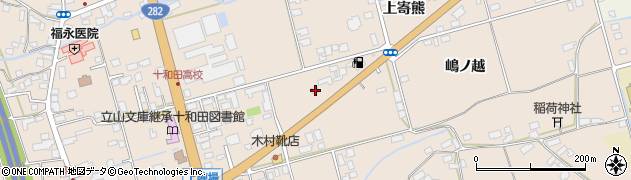秋田県鹿角市十和田毛馬内上陣場32周辺の地図